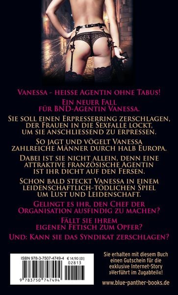 Produktbild: Vanessa - Die hei&szlig;e Agentin zum Sex erpresst | Erotischer Roman