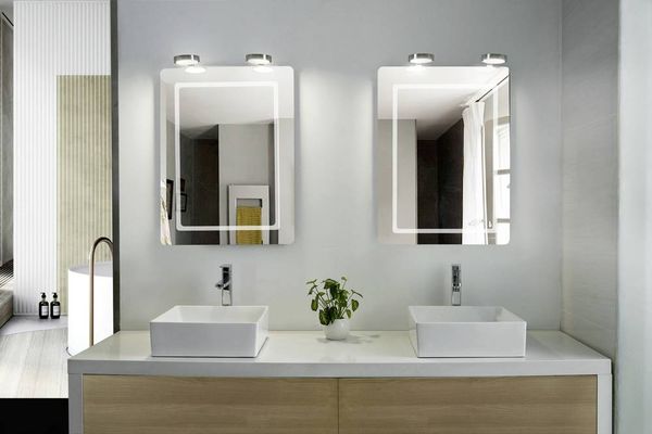 Produktbild: LightMe LM85632 LED-Spiegelleuchte LED GX53 6W Chrom