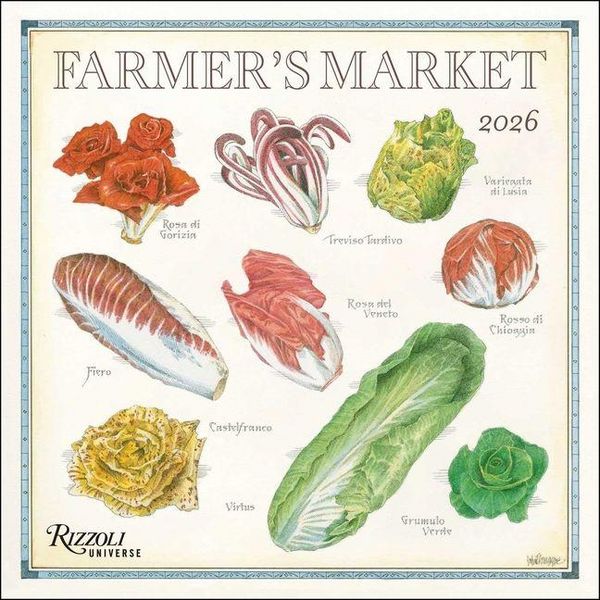Produktbild: Farmer's Market 2026 Wall Calendar