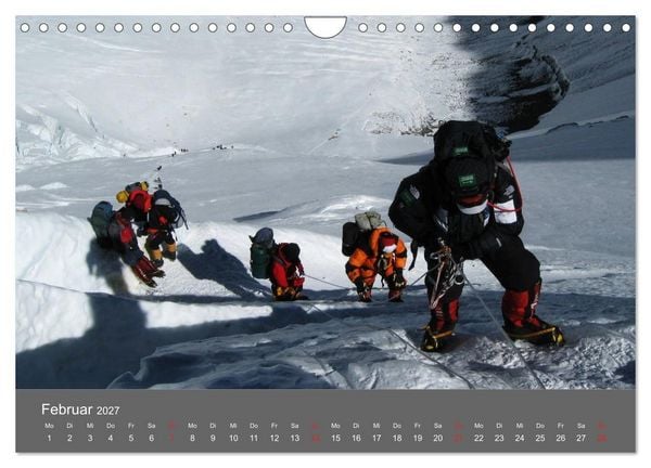 Produktbild: Bergsteigen - Extremsport am Limit (Wandkalender 2027 DIN A4 quer), CALVENDO Monatskalender