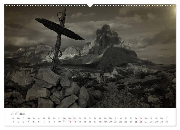 Produktbild: Drei Zinnen - S&uuml;dtirols Wahrzeichen (Wandkalender 2026 DIN A2 quer), CALVENDO Monatskalender