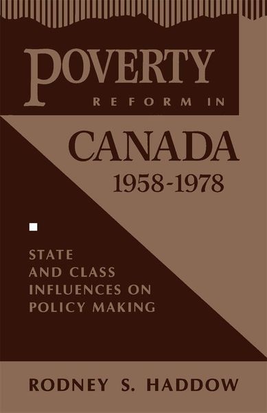 Produktbild: Poverty Reform in Canada, 1958-1978