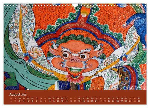 Produktbild: Buddhistische G&ouml;tter, G&ouml;tzen und D&auml;monen (Wandkalender 2026 DIN A3 quer), CALVENDO Monatskalender