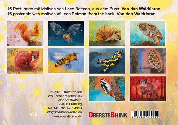 Produktbild: Von den Waldtieren &ndash; Ein Postkartenbuch