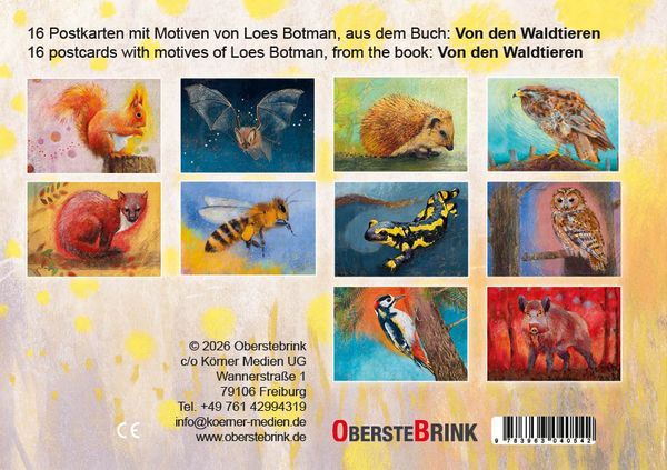 Produktbild: Von den Waldtieren &ndash; Ein Postkartenbuch