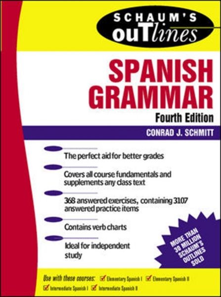 Produktbild: Schmitt, C: Schaum's Outline of Spanish Grammar