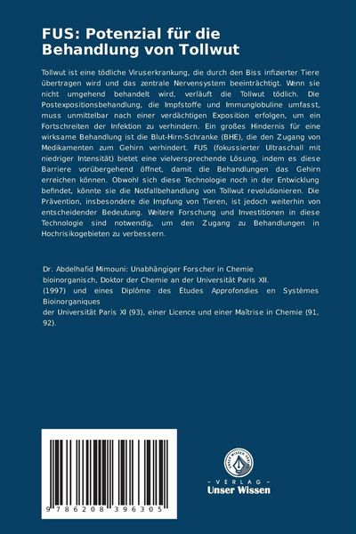 Produktbild: FUS: Potenzial f&uuml;r die Behandlung von Tollwut