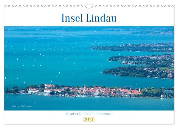 Produktbild: Insel Lindau - Bayerische Perle im Bodensee (Wandkalender 2026 DIN A3 quer), CALVENDO Monatskalender
