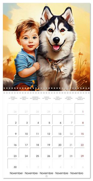 Produktbild: Children and Pets (Wall Calendar 2026 12 &times; 12 Inch) CALVENDO 12 Month Wall Calendar