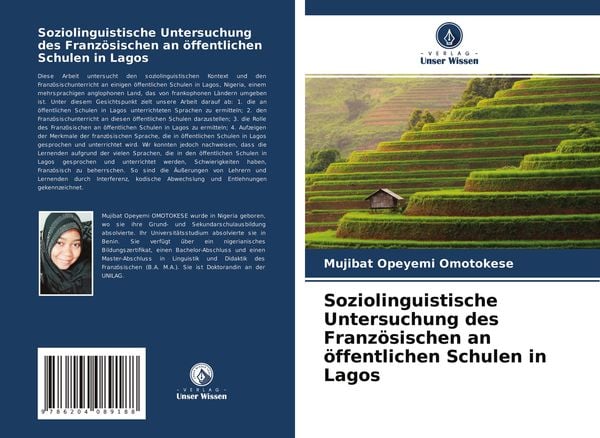 Produktbild: Soziolinguistische Untersuchung des Franz&ouml;sischen an &ouml;ffentlichen Schulen in Lagos