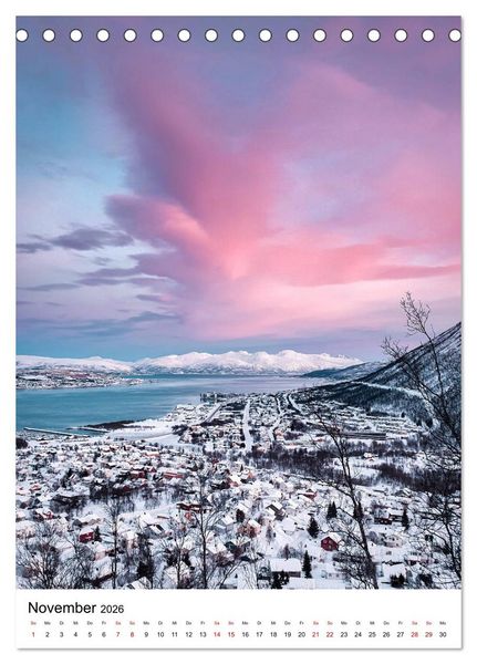Produktbild: Norwegen - Eine Reise durch das skandinavische Land. (Tischkalender 2026 DIN A5 hoch), CALVENDO Monatskalender