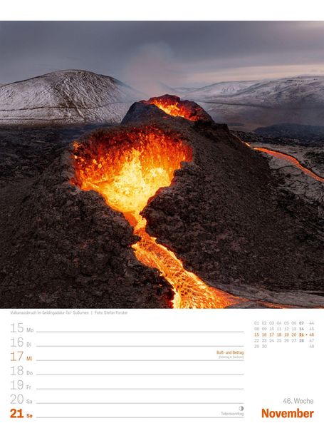 Produktbild: Island Wochenplaner Kalender 2027 | Die Insel aus Feuer und Eis