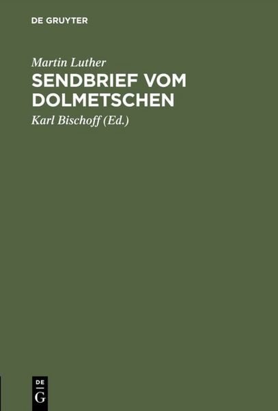 Produktbild: Sendbrief vom Dolmetschen