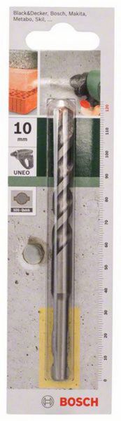 Produktbild: Bosch Accessories 2609256907 Beton-Spiralbohrer 10mm Gesamtl&auml;nge 120mm SDS-Quick 1St.