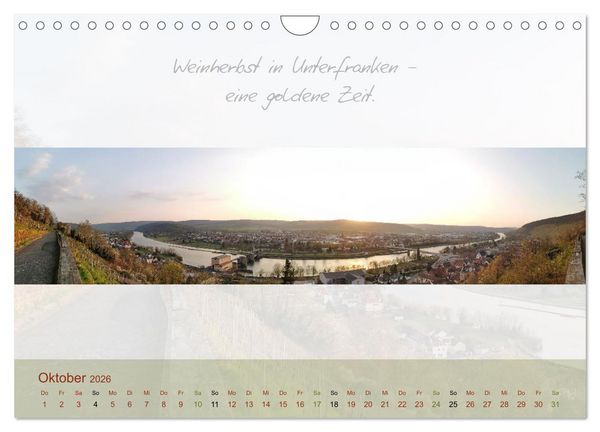 Produktbild: Main Rundblick (Wandkalender 2026 DIN A4 quer), CALVENDO Monatskalender