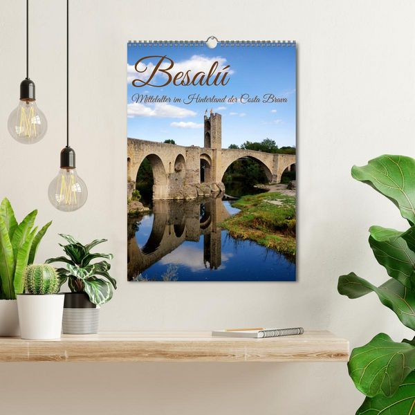 Produktbild: Besal&uacute; - Mittelalter im Hinterland der Costa Brava (Wandkalender 2026 DIN A3 hoch), CALVENDO Monatskalender