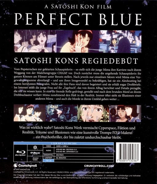 Produktbild: Perfect Blue - The Movie