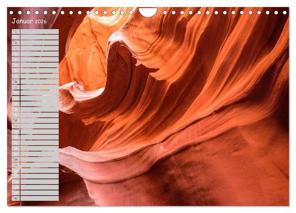 Produktbild: Die Canyons der USA (Wandkalender 2026 DIN A4 quer), CALVENDO Monatskalender
