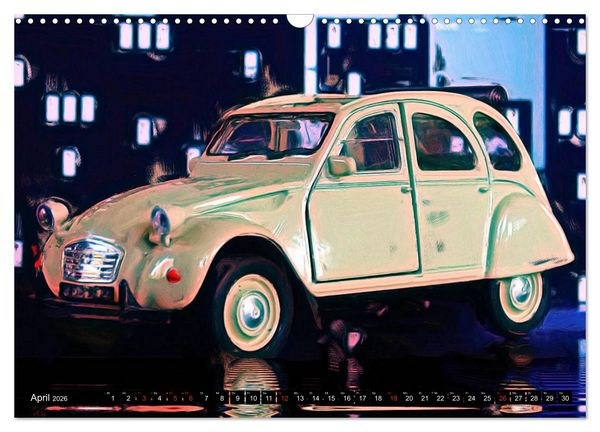 Produktbild: 70 Jahre 2CV (Wandkalender 2026 DIN A3 quer), CALVENDO Monatskalender