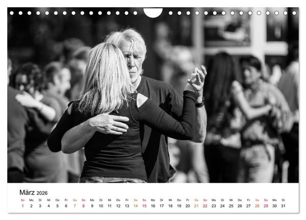 Produktbild: Tango Argentino - Paare beim Tanz auf &ouml;ffentlichen Pl&auml;tzen (Wandkalender 2026 DIN A4 quer), CALVENDO Monatskalender