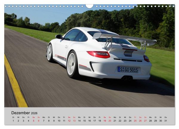 Produktbild: Porsche GT3RS 4,0 (Wandkalender 2026 DIN A3 quer), CALVENDO Monatskalender