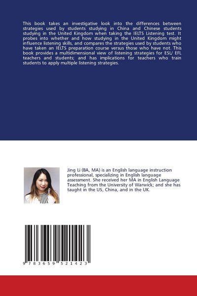 Produktbild: IELTS Listening Test Strategy Research