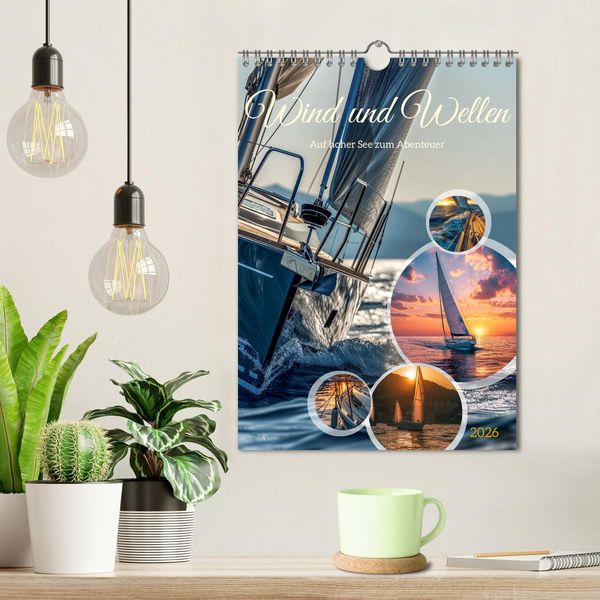 Produktbild: Wind und Wellen (Wandkalender 2026 DIN A4 hoch), CALVENDO Monatskalender