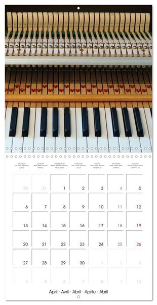 Produktbild: Piano Moments (Wall Calendar 2026 12 &times; 12 Inch) CALVENDO 12 Month Wall Calendar