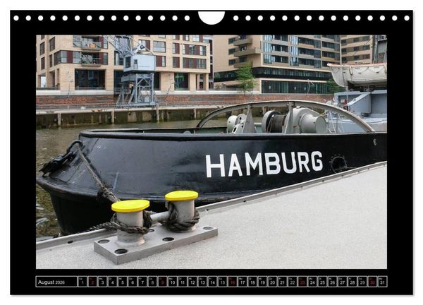 Produktbild: Rund um den Hamburger Hafen (Wandkalender 2026 DIN A4 quer), CALVENDO Monatskalender