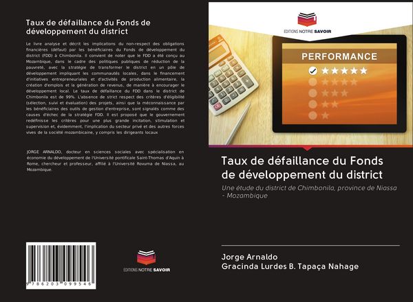 Produktbild: Taux de d&eacute;faillance du Fonds de d&eacute;veloppement du district