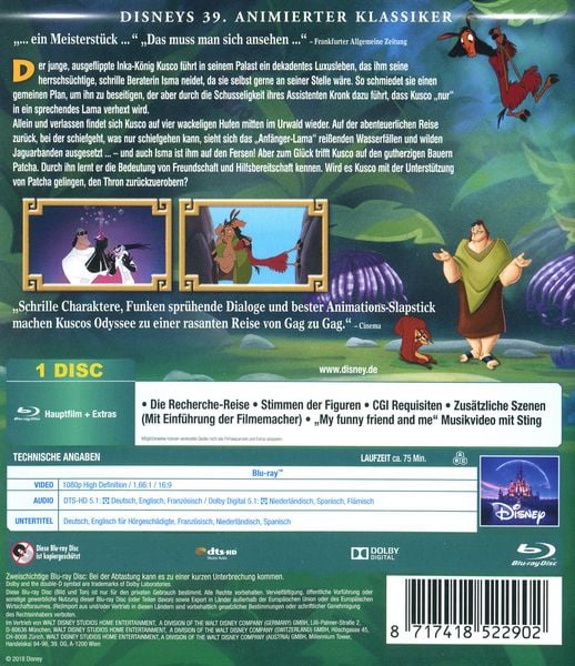 Produktbild: Ein K&ouml;nigreich f&uuml;r ein Lama - Disney Classics