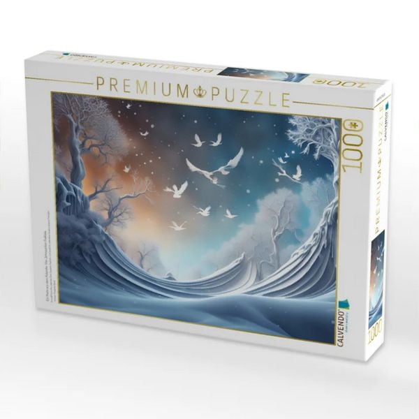 Produktbild: CALVENDO Puzzle Ein Motiv aus dem Kalender Vier Jahreszeiten Fraktale | 1000 Teile Lege-Gr&ouml;&szlig;e 64x48cm Foto-Puzzle f&uuml;r gl&uuml;ckliche Stunden