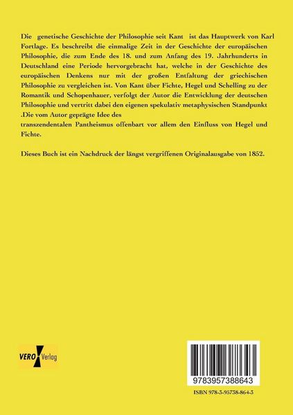 Produktbild: Genetische Geschichte der Philosophie seit Kant