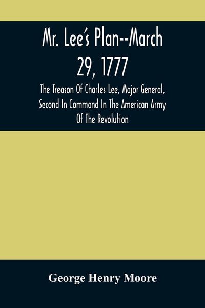Produktbild: Mr. Lee'S Plan--March 29, 1777