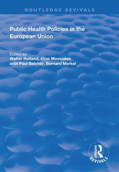 Produktbild: Public Health Policies in the European Union