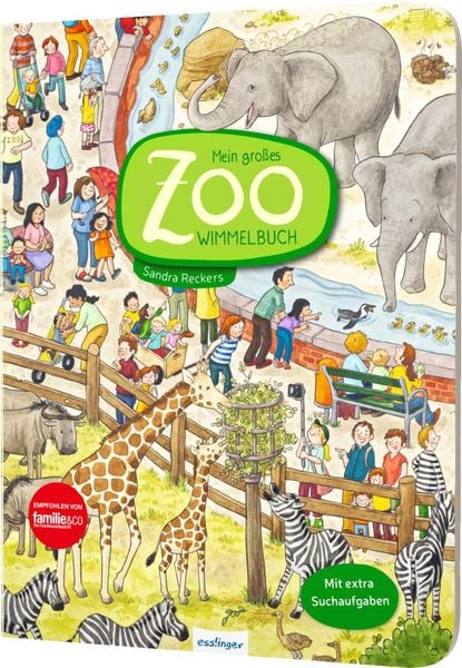 Mein großes Zoo-Wimmelbuch, Gebundene Ausgabe von , Esslinger in der Thienemann-Esslinger Verlag GmbH, 9783480236992