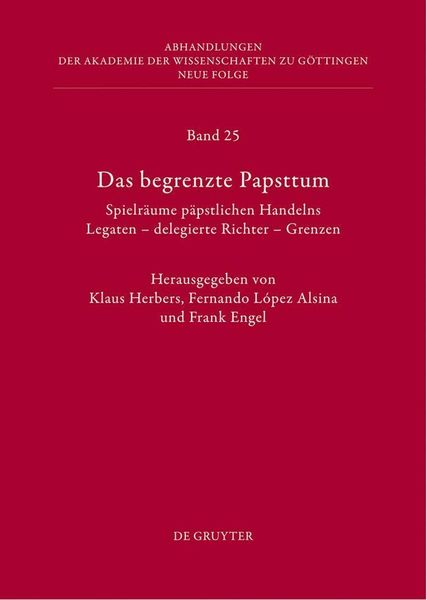 Produktbild: Das begrenzte Papsttum