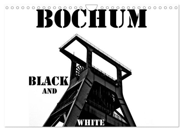 Produktbild: Bochum Black and White (Wandkalender 2026 DIN A4 quer), CALVENDO Monatskalender