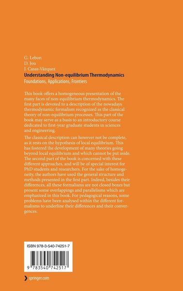 Produktbild: Understanding Non-equilibrium Thermodynamics