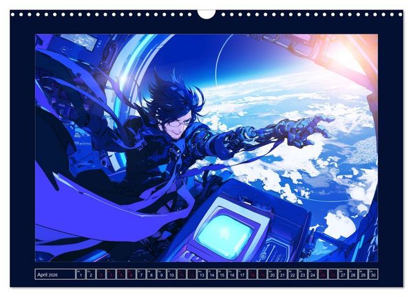 Produktbild: Interstellare Helden (Wandkalender 2026 DIN A3 quer), CALVENDO Monatskalender