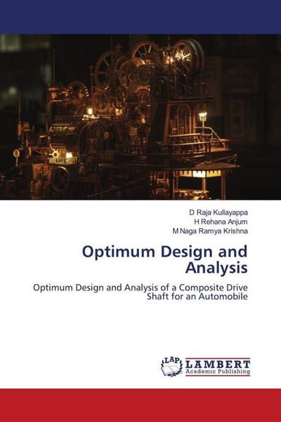 Produktbild: Optimum Design and Analysis