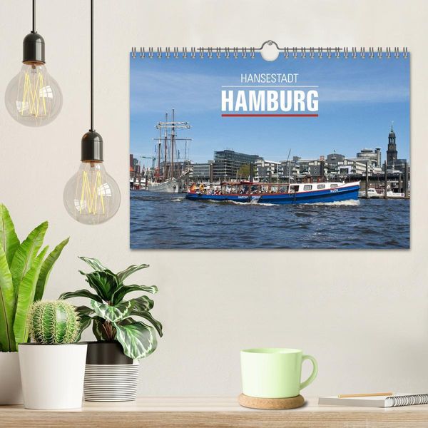 Produktbild: Hansestadt Hamburg (Wandkalender 2026 DIN A4 quer), CALVENDO Monatskalender
