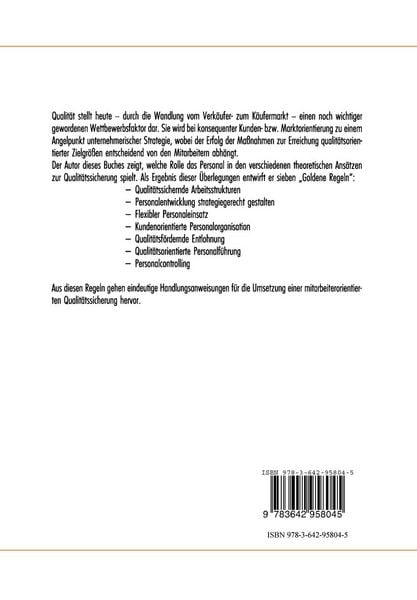 Produktbild: Der Mitarbeiter im Total Quality Management