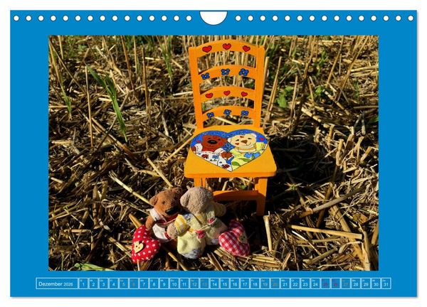 Produktbild: Der Baerchenladen, Teddys und Kunst zum Verlieben (Wandkalender 2026 DIN A4 quer), CALVENDO Monatskalender