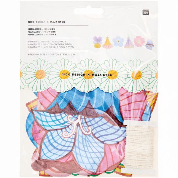 Produktbild: Girlanden Midsommar Magic, Blumen , 3 m