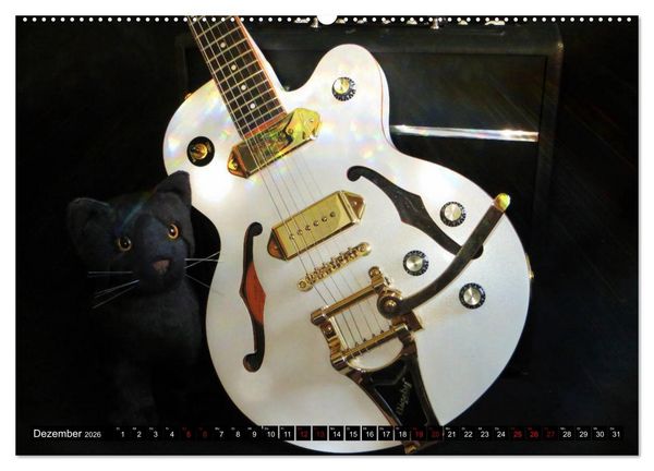 Produktbild: Gitarren und Amps - abgerockt (hochwertiger Premium Wandkalender 2026 DIN A2 quer), Kunstdruck in Hochglanz