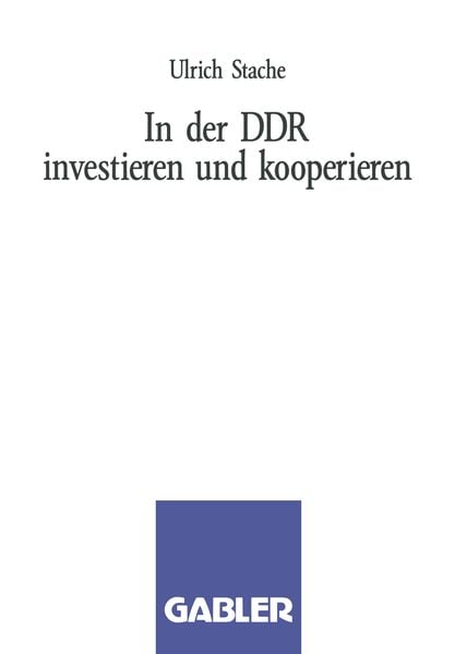 Produktbild: In der DDR investieren und kooperieren