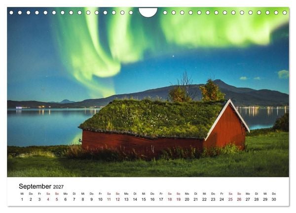 Produktbild: Skandinavien - Hoch im Norden (Wandkalender 2027 DIN A4 quer), CALVENDO Monatskalender