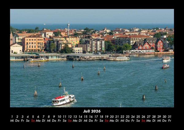 Produktbild: Venedig 2026 Fotokalender DIN A3