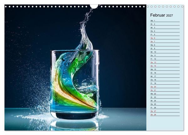 Produktbild: Destillat in Color (Wandkalender 2027 DIN A3 quer), CALVENDO Monatskalender